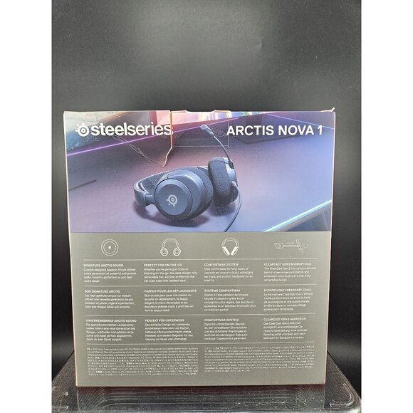 SteelSeries Arctis Nova 7 Wireless Over Ear Gaming Headset Black - Picture 5 of 6